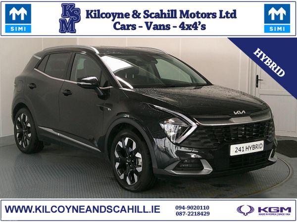 Kia Sportage SUV, Petrol Hybrid, 2024, Black