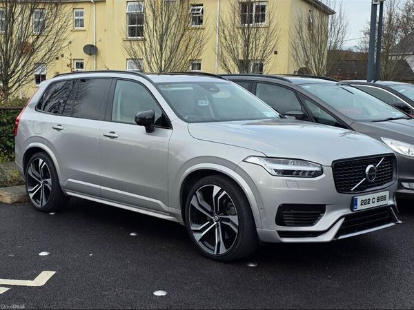 Volvo XC90 SUV, Petrol Plug-in Hybrid, 2022, Silver