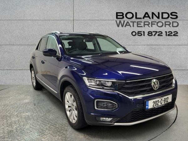 Volkswagen T-Roc SUV, Petrol, 2020, Blue