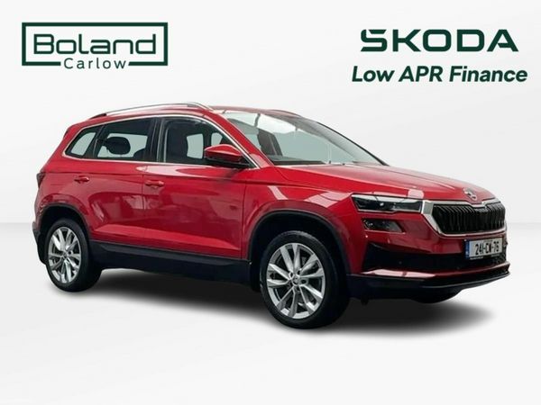 Skoda Karoq SUV, Diesel, 2024, Red