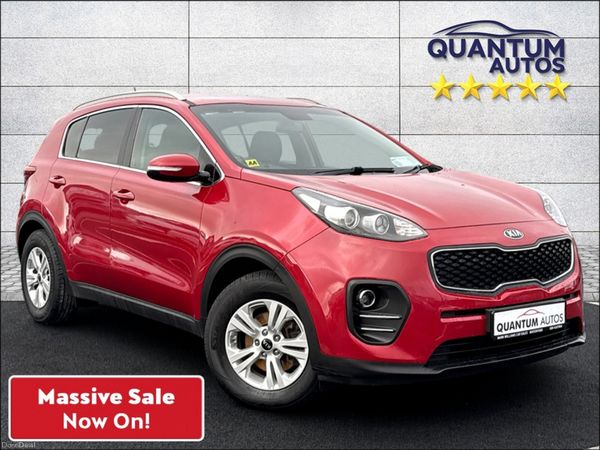 Kia Sportage SUV, Diesel, 2017, Red