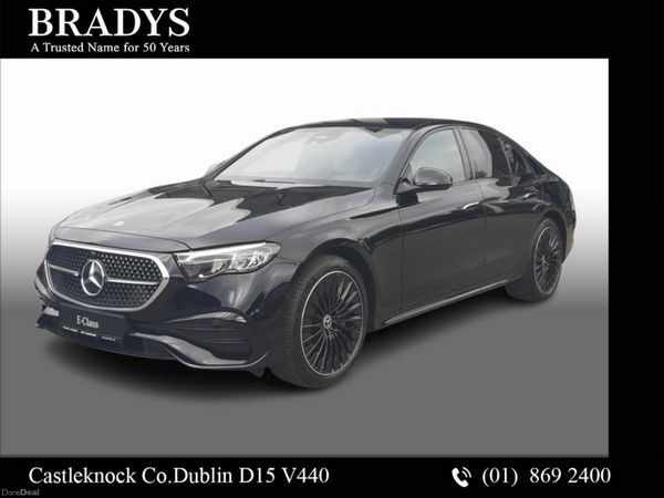 Mercedes-Benz E-Class Saloon, Diesel Plug-in Hybrid, 2026, Black