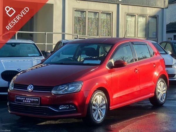 Volkswagen Polo Hatchback, Petrol, 2017, Red