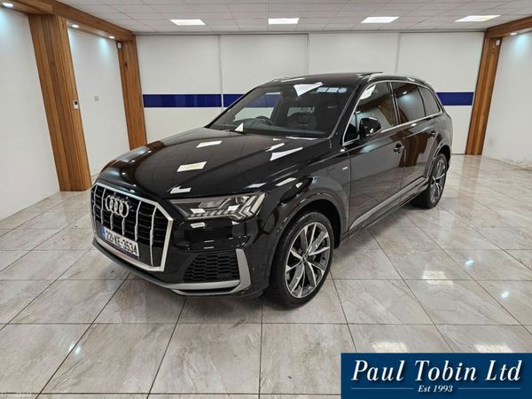 Audi Q7 Estate, Petrol Plug-in Hybrid, 2022, Black