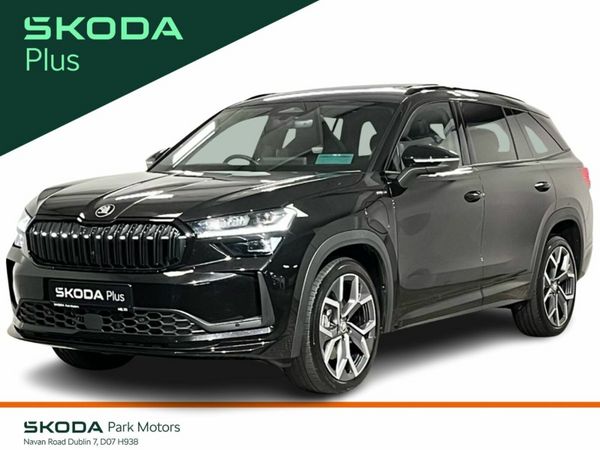 Skoda Kodiaq SUV, Petrol Plug-in Hybrid, 2025, Black