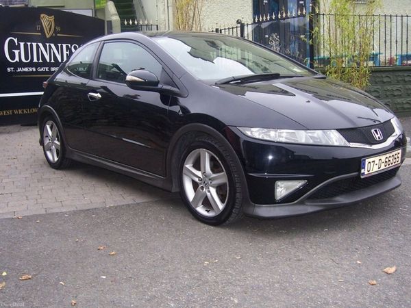 Honda Civic Hatchback, Petrol, 2007, Black