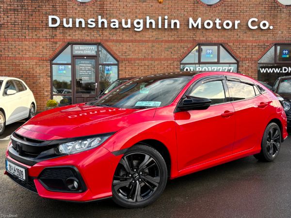 Honda Civic Hatchback, Petrol, 2018, Red