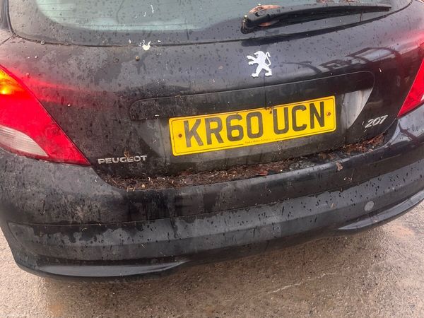 Peugeot 207 Hatchback, Diesel, 2011, Black