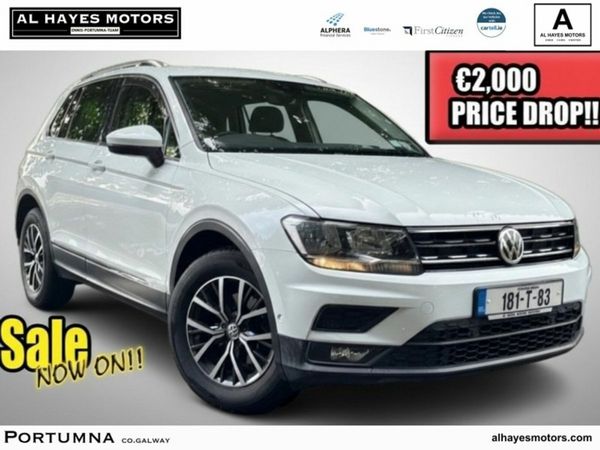 Volkswagen Tiguan SUV, Diesel, 2018, White
