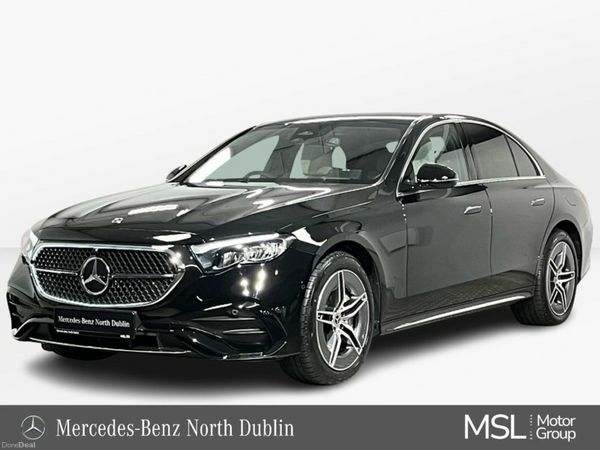 Mercedes-Benz E-Class Saloon, Diesel Plug-in Hybrid, 2026, Black