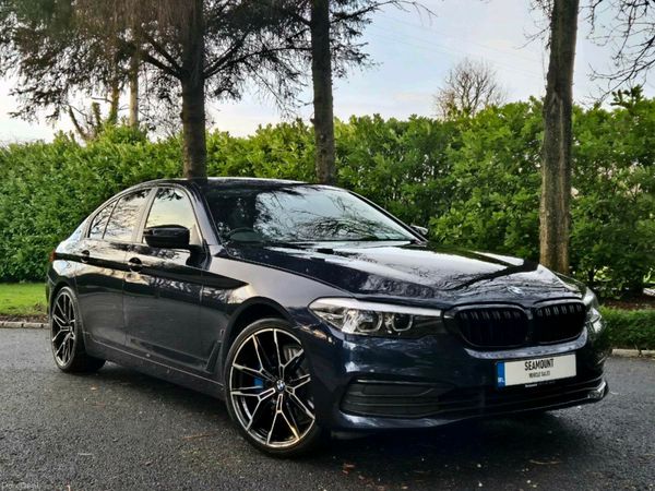 BMW 5-Series Saloon, Petrol Plug-in Hybrid, 2017, Blue