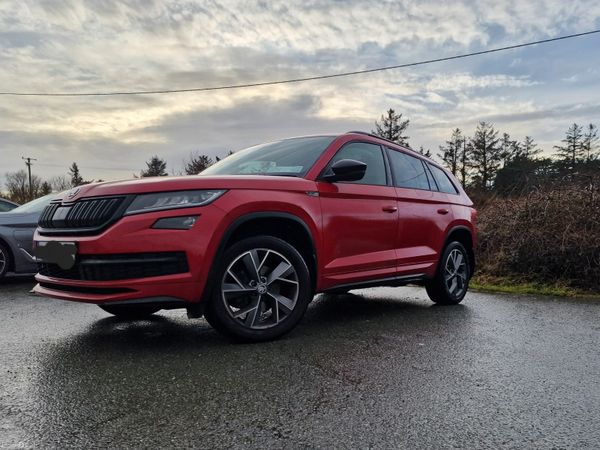 Skoda Kodiaq SUV, Diesel, 2019, Red