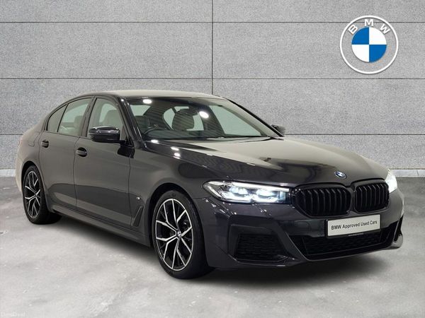 BMW 5-Series Saloon, Diesel Hybrid, 2022, Grey
