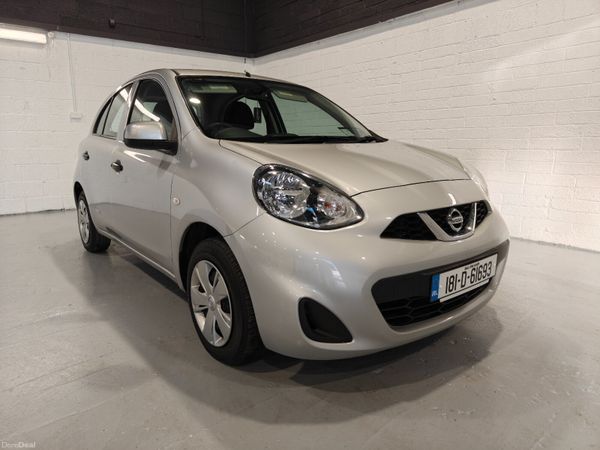 Nissan March Hatchback, Petrol, 2018, Silver