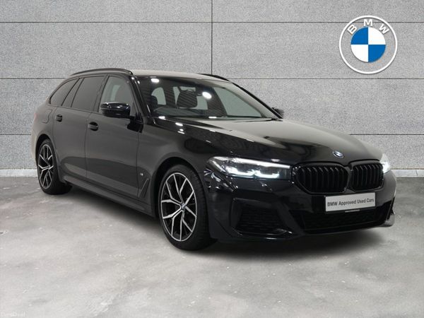 BMW 5-Series Estate, Diesel Hybrid, 2023, Black