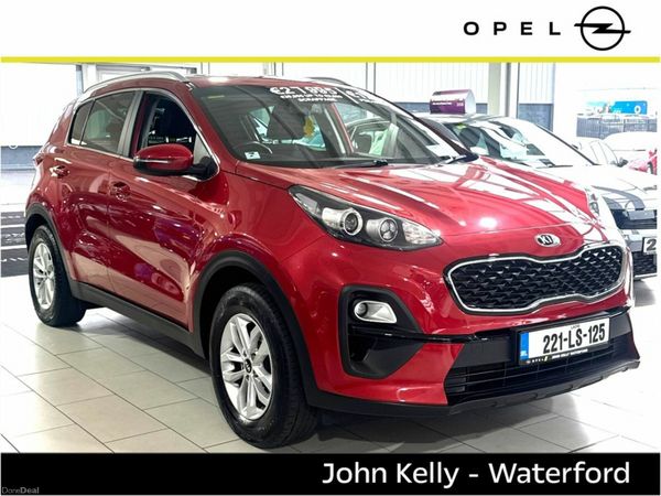 Kia Sportage SUV, Diesel Hybrid, 2022, Red