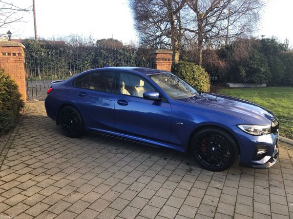 BMW 3-Series Saloon, Petrol Hybrid, 2022, Blue