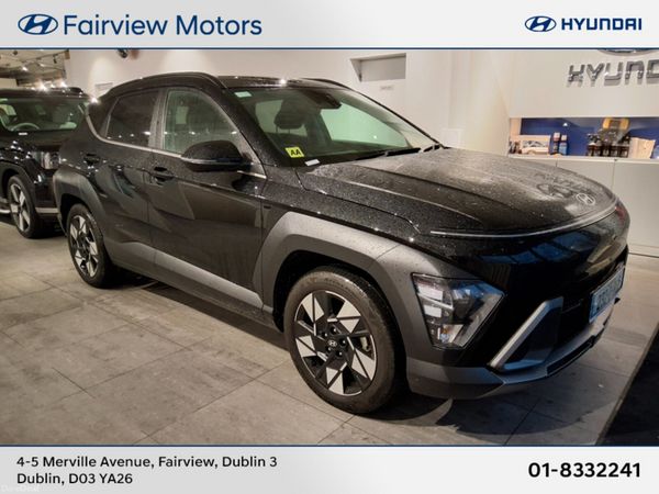 Hyundai KONA SUV, Petrol Hybrid, 2023, Black