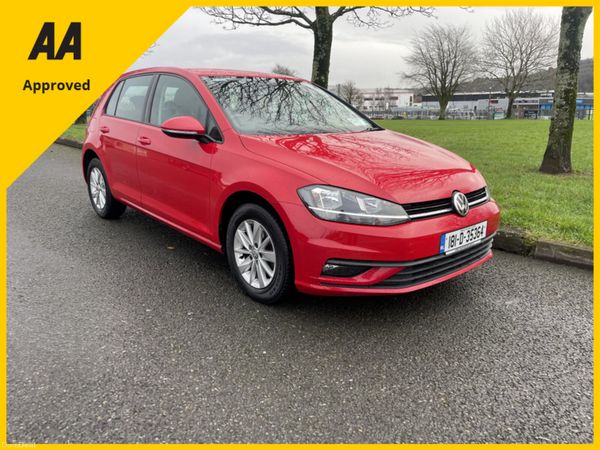 Volkswagen Golf Hatchback, Diesel, 2018, Red