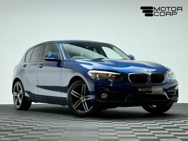 BMW 1-Series Hatchback, Diesel, 2017, Blue
