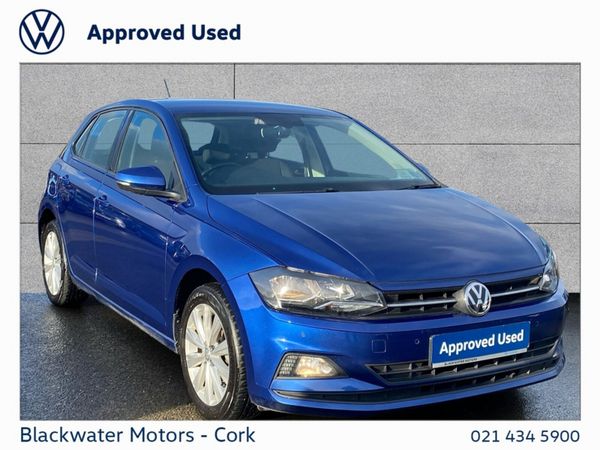 Volkswagen Polo Hatchback, Petrol, 2019, Blue