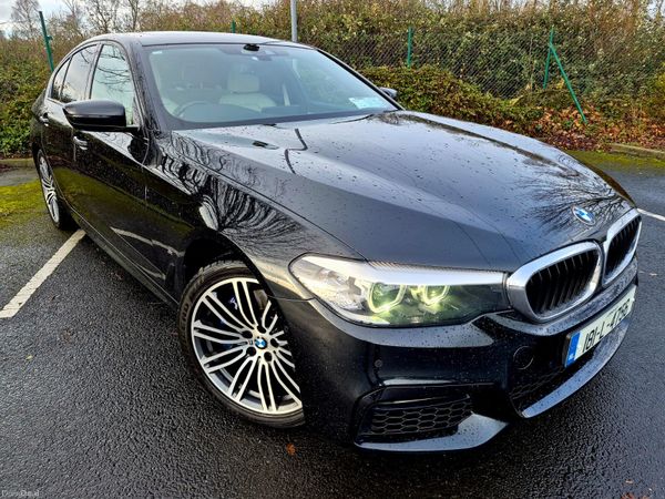 BMW 5-Series Saloon, Petrol Plug-in Hybrid, 2018, Black
