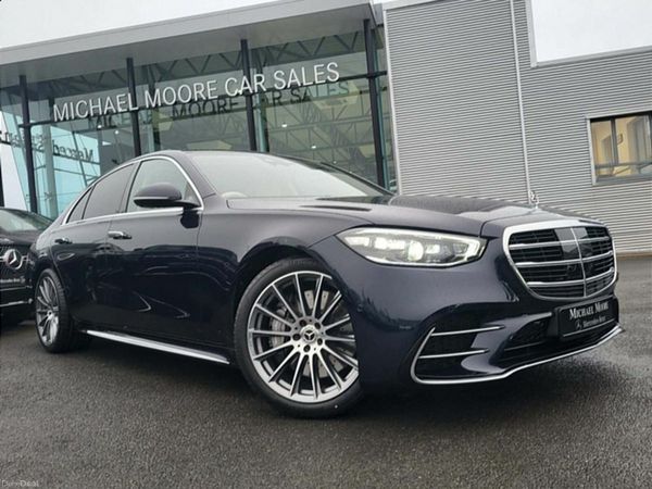 Mercedes-Benz S-Class Saloon, Diesel Hybrid, 2026, Blue