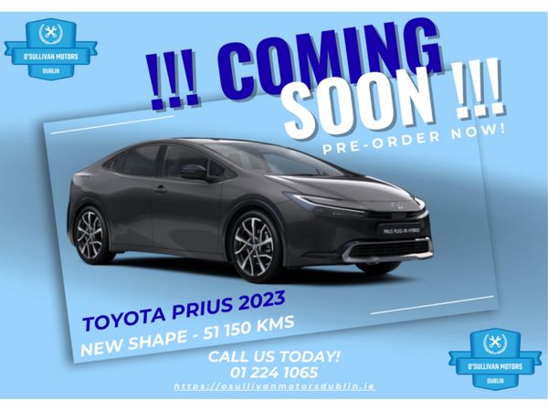 Toyota Prius Hatchback, Petrol Hybrid, 2023, Black