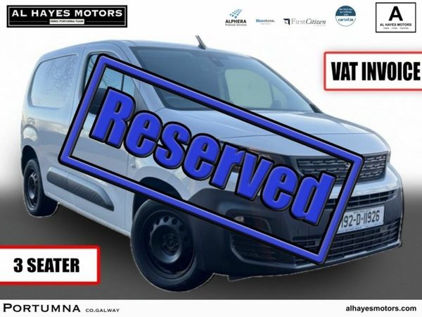 Peugeot Partner MPV, Diesel, 2019, White