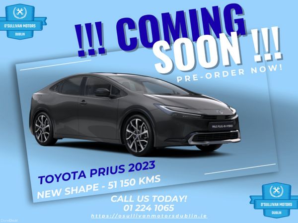 Toyota Prius Hatchback, Petrol Hybrid, 2023, Black