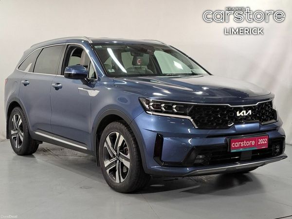 Kia Sorento SUV, Petrol Plug-in Hybrid, 2022, Blue