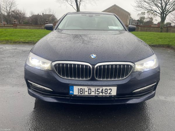 BMW 5-Series Saloon, Diesel, 2018, Blue