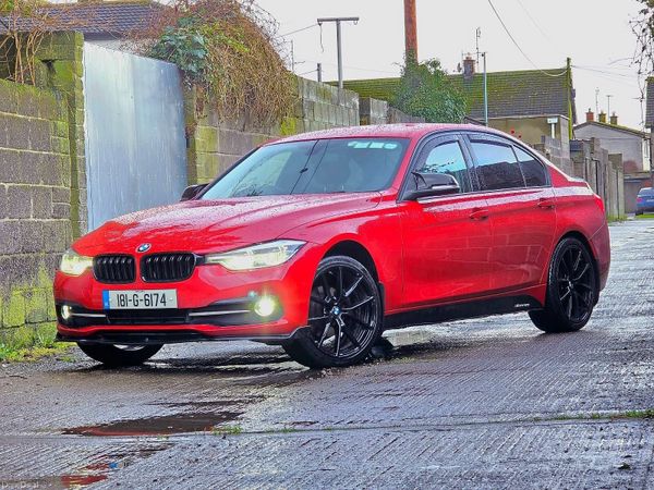 BMW 3-Series Saloon, Diesel, 2018, Red