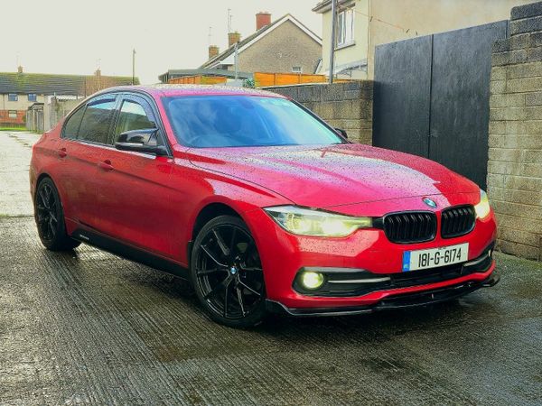 BMW 3-Series Saloon, Diesel, 2018, Red