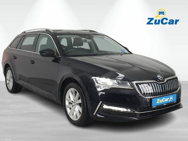 Skoda Superb Estate, Petrol Hybrid, 2023, Black