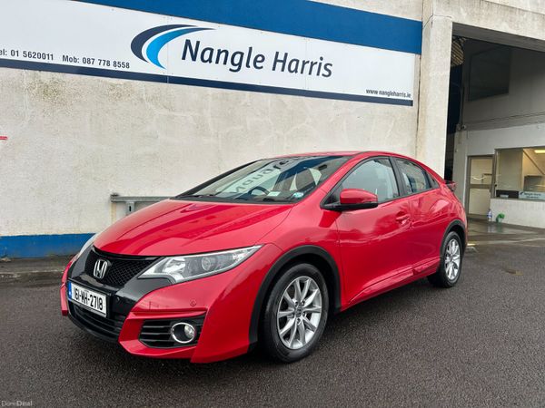 Honda Civic Hatchback, Diesel, 2016, Red
