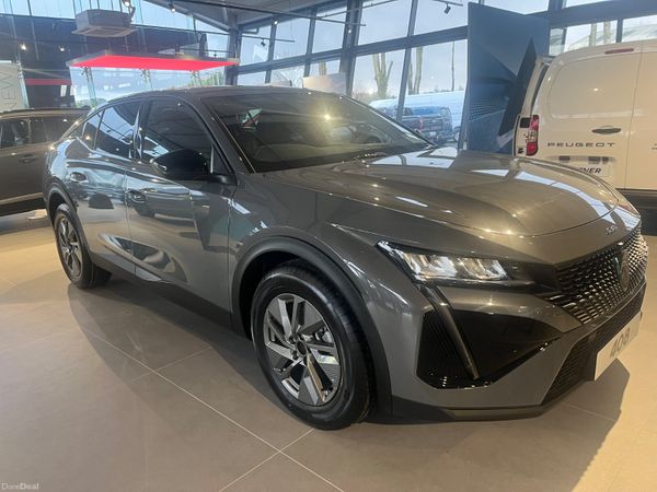 Peugeot 408 Hatchback, Petrol Hybrid, 2026, Grey