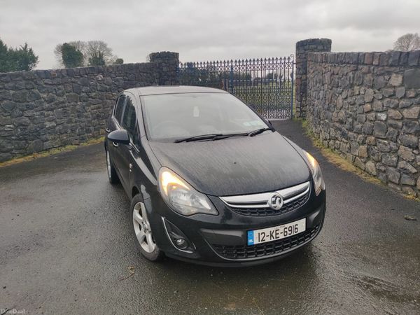 Vauxhall Corsa Hatchback, Petrol, 2012, Black