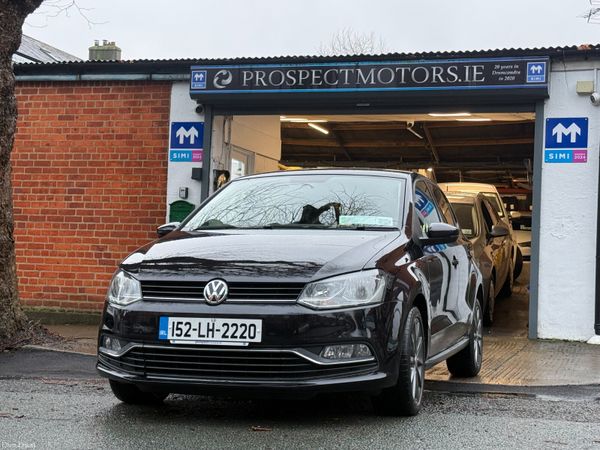 Volkswagen Polo Hatchback, Petrol, 2015, Black