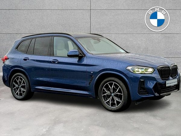 BMW X3 SUV, Diesel Hybrid, 2023, Blue