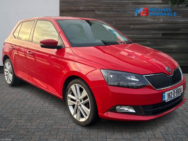 Skoda Fabia Hatchback, Petrol, 2016, Red