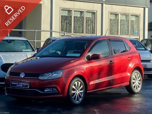 Volkswagen Polo Hatchback, Petrol, 2016, Red