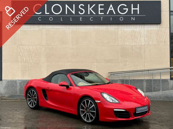 Porsche Boxster Convertible, Petrol, 2012, Red