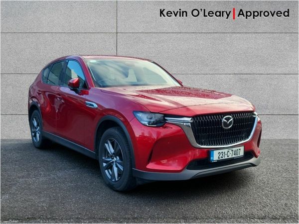 Mazda CX-60 SUV, Petrol Plug-in Hybrid, 2023, Red