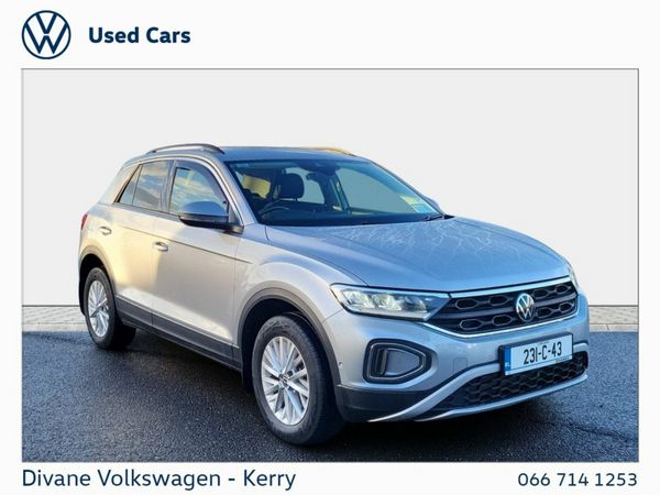 Volkswagen T-Roc SUV, Petrol, 2023, Silver
