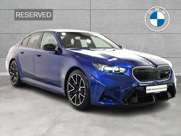 BMW M5 Saloon, Petrol Plug-in Hybrid, 2025, Blue