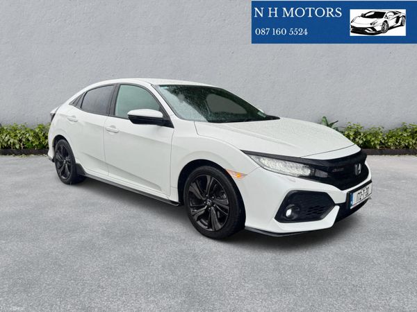 Honda Civic Hatchback, Petrol, 2017, White