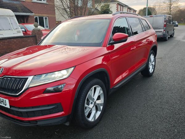 Skoda Kodiaq SUV, Diesel, 2019, Red
