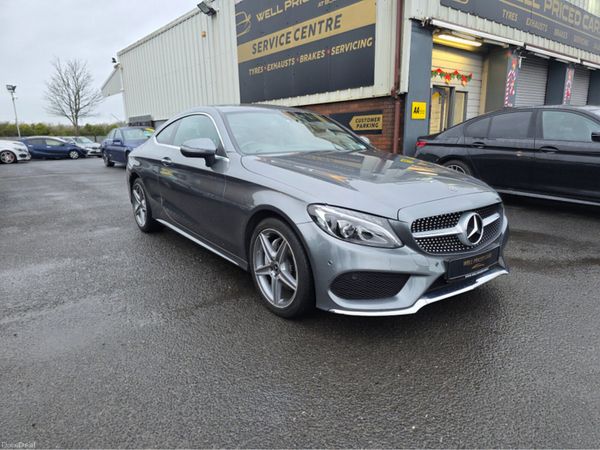 Mercedes-Benz C-Class Coupe, Petrol, 2017, Grey