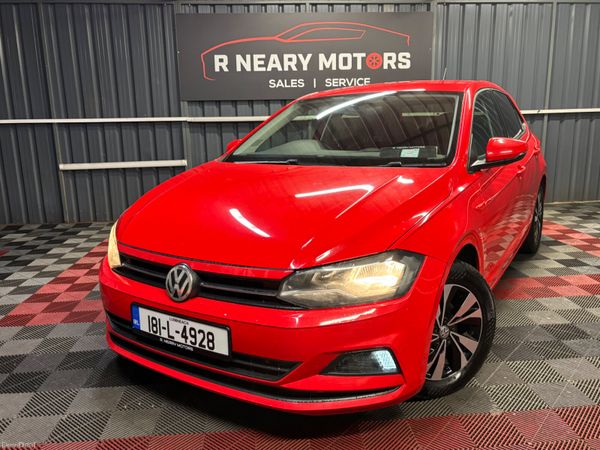 Volkswagen Polo Hatchback, Petrol, 2018, Red